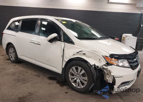 2016 Honda Odyssey Ex-L from USA, damaged, VIN 5FNRL5H68GB080678